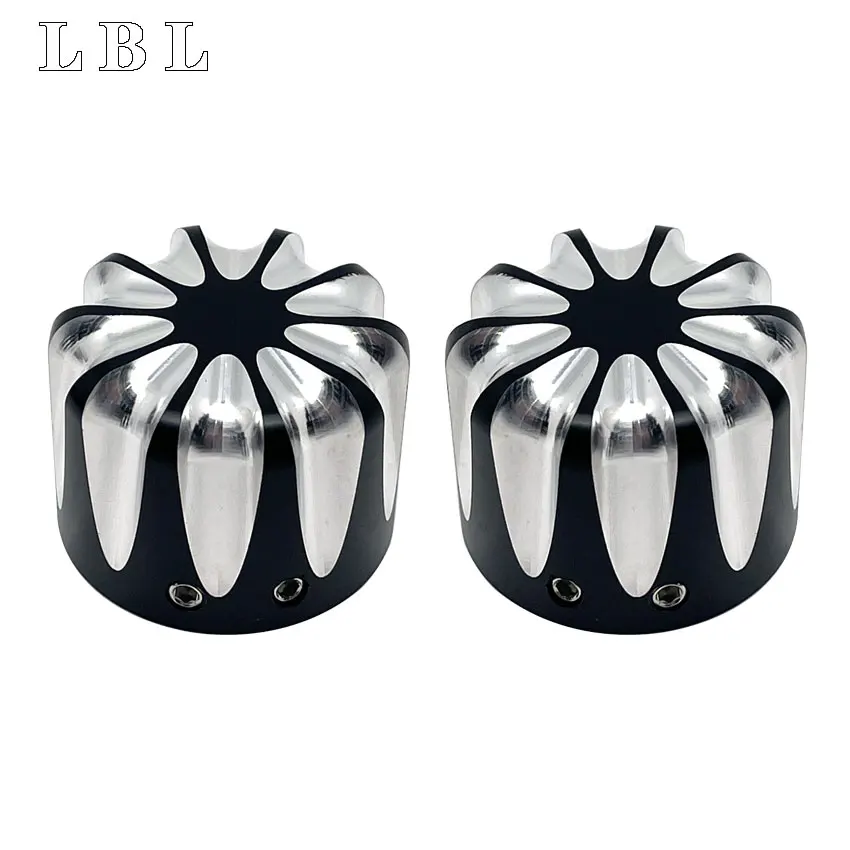 High quality Motorcycle Aluminum Front Axle Nut Cover Caps Nut For Harley Sportster Xl883 Xl1200 Xl 883 1200 Dyna Touring V-rod