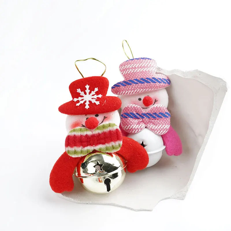 New Fashion Christmas Tree Hanging Ornaments Doll Bell Christmas Pendant Bell