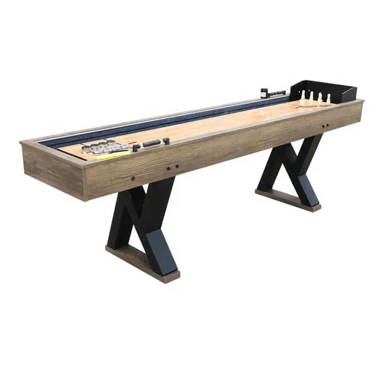 Заводская изготовленная на заказ горячая Распродажа 9FT Shuffleboard стол с функцией боулинга Shuffle настольные игровые столы