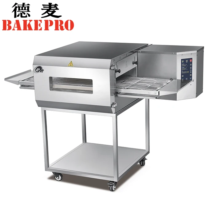 Bakepro convection single conveyor barbecue oven industry china wholesale pizza oven gas conveyor