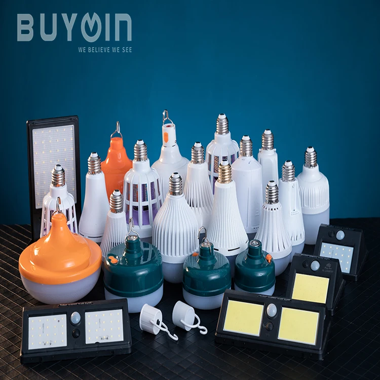 Emergency Light AC85 265V DOB 9W 12W 15W Bombillo Rechargeable Led Battery 1200mAh Bombillo Lampara Led Recargable