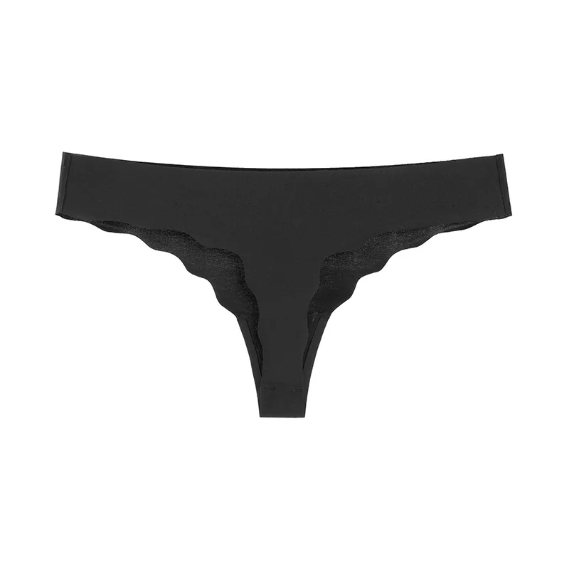 new ladies solid traceless leopard ice silk breathable briefs g-string female low-wast thin sports underwear
