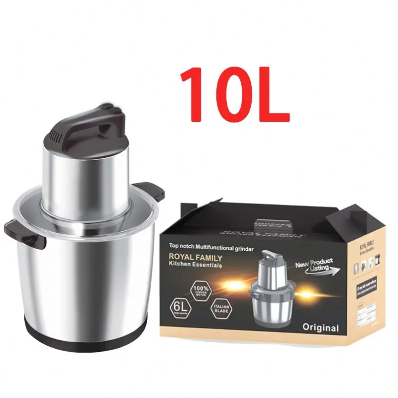 professional powerful high 6 home in liter latest speed stock beef chopper, mincer slicers meat grinder/