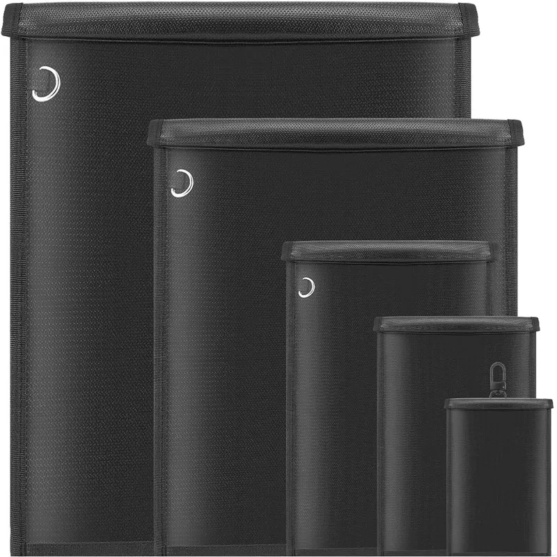 5 Pack Faraday Bags for Laptops & Tablet & Radio & Phones & Car Keys, Faraday Key Fob Protector