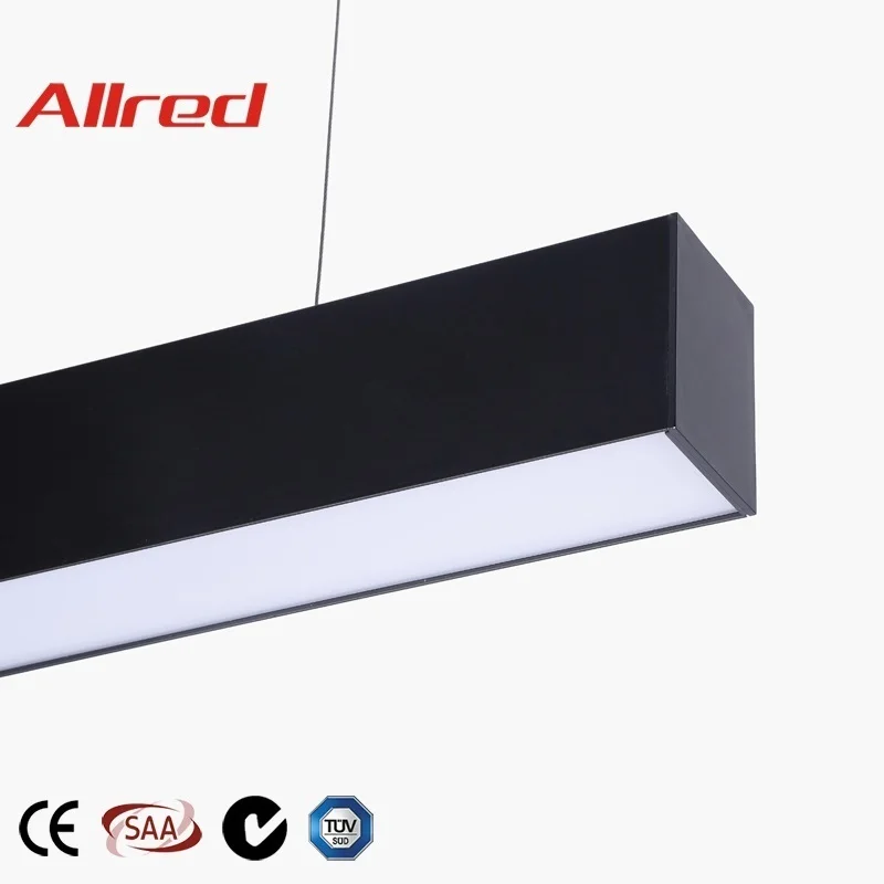 Modern Anti-Glare Suspended Commercial Lighting Linear Led Light Fixture