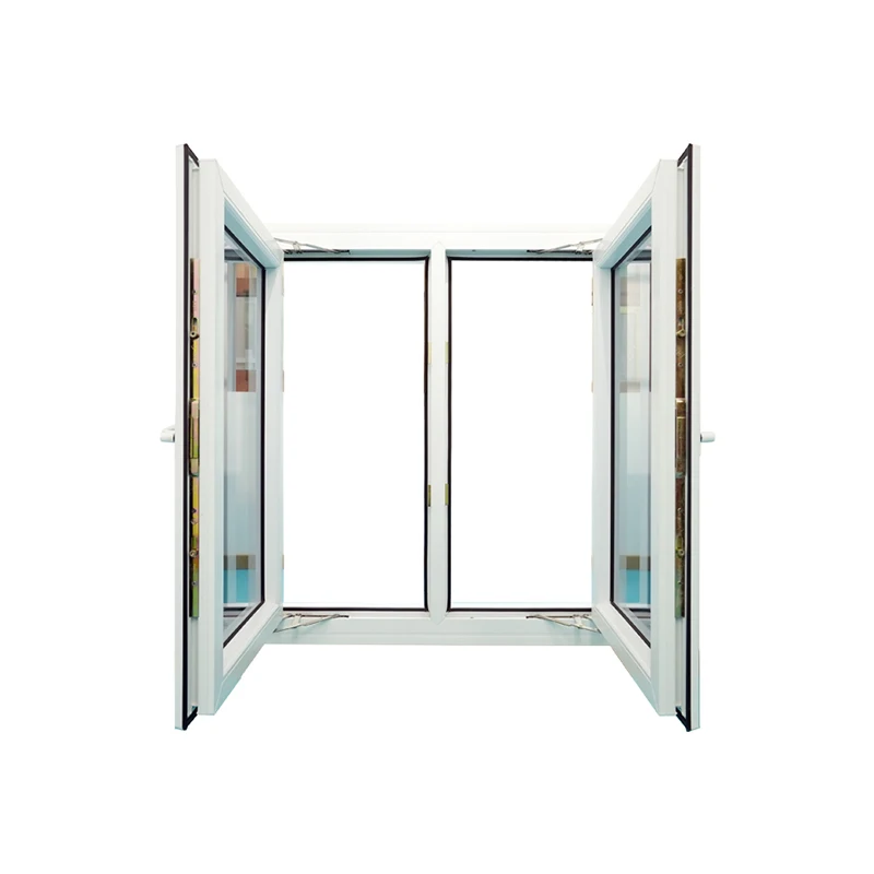 Beautiful 24 x 48 burglar proof casement tilt turn window home UPVC windows profiles