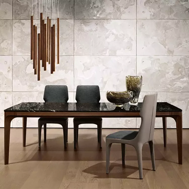 
Modern marble dining table set dining table for home or banquet 