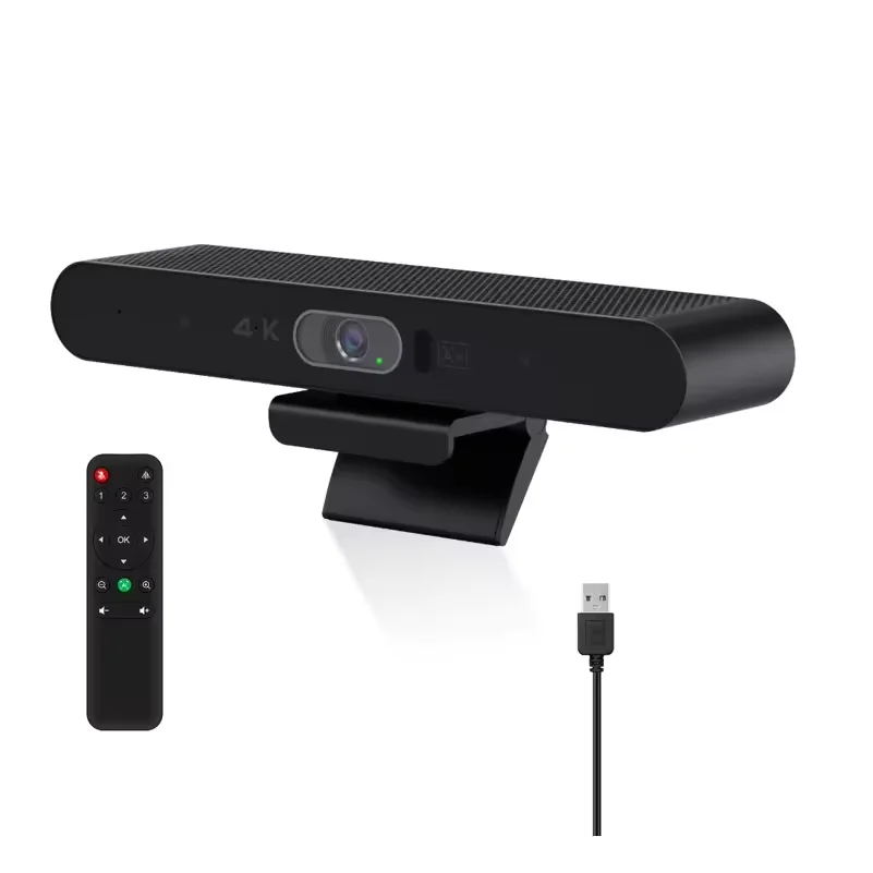 New 2024 4K AI Video Conference Camera Auto Framing and Face Tracking with Microphone for Interactive boards Smart boards
