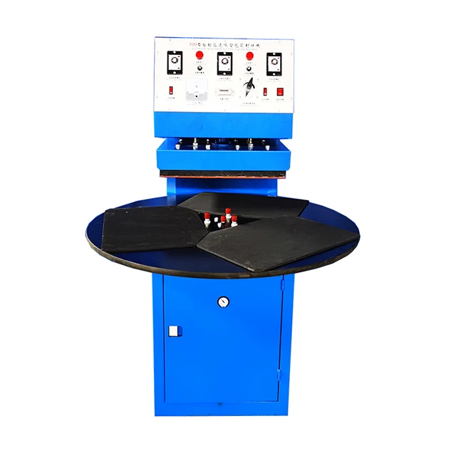 Rotary Table 3 stations High Speed PVC blister sealing packaging Blistering Machine with high efficient