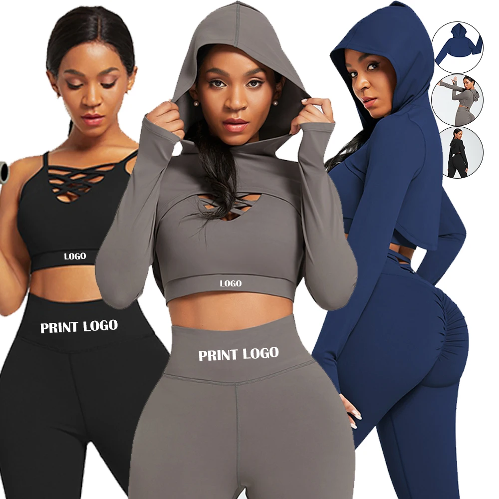 
High Quality Tie-Dyes Backless Cut Out Running Outfits Yoga Set Yoga Pants Sets 