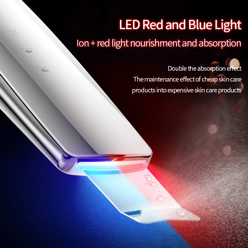 Electric facial skin peeling professional sonic cleaning blackhead remover skin Spatula face ultrasonic skin scrubber