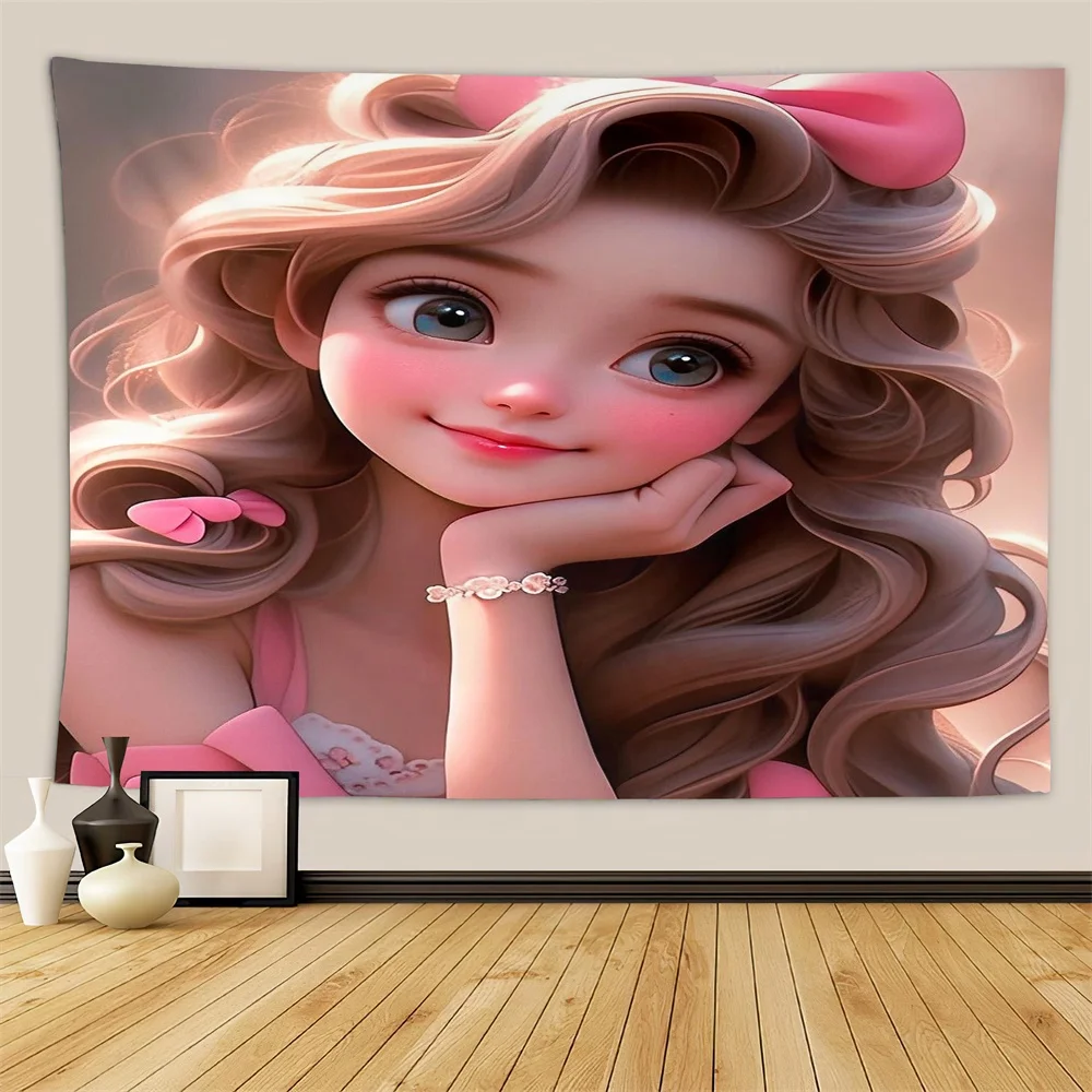 Top High Quality Custom Logo Printed Polyester Fabric Anime Wall Tapestry For Home Decor