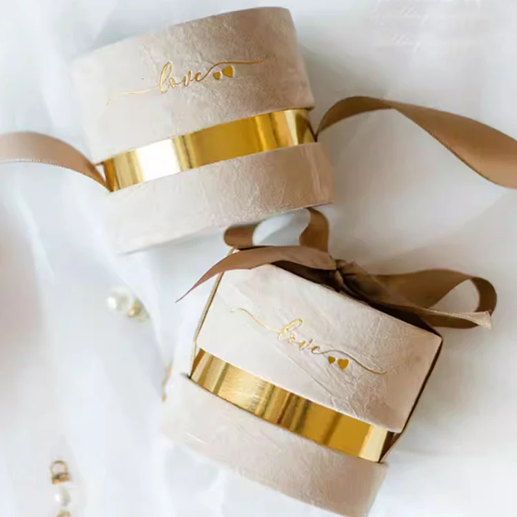 Chinese wedding gift box packaging  luxury tube wedding favor for wedding gift