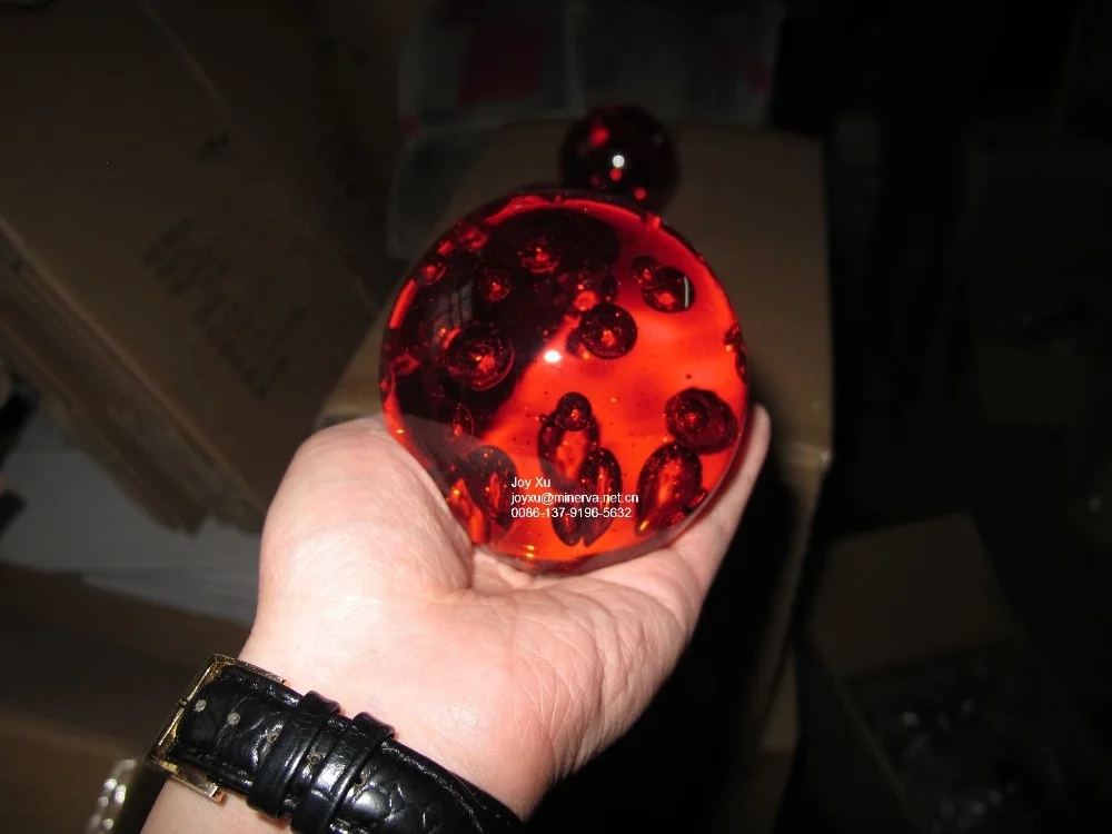 Coloured Glaze Luminous In The Dark Glass Ball Souvenir Valentine Gifts  Crystal Decor and Sun Catchers