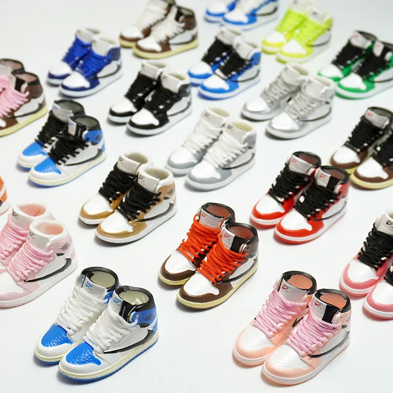 Высококачественный мягкий ПВХ Llaveros милый 3D 1/6 резиновый брелок для кроссовок