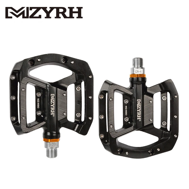 MZYRH M80 Bike Pedal Aluminum Needle Bearing Platform Anti-skid BMX MTB Bicycle
