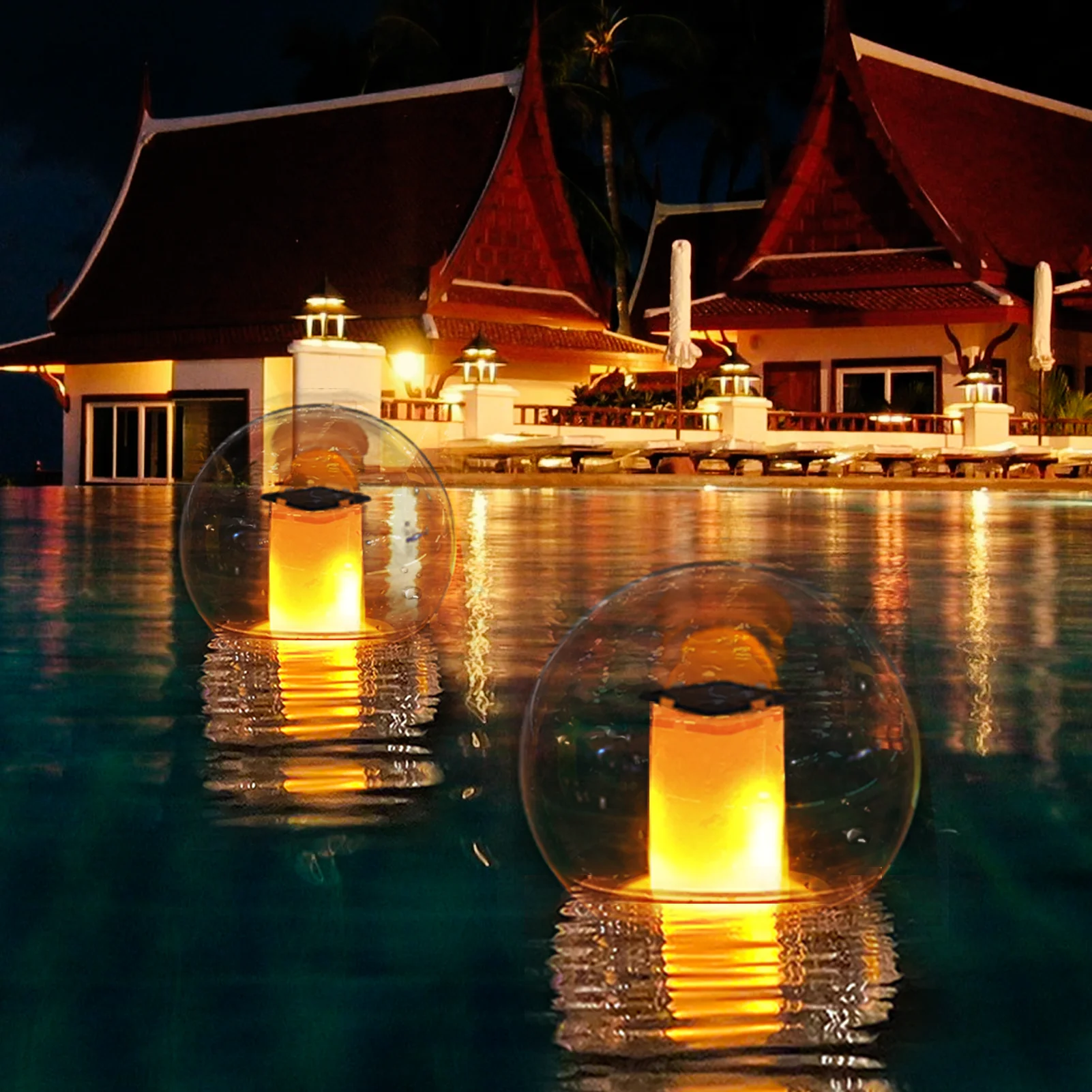 Flickering Solar Flame Lights Outdoor Waterproof LED Solar Garden Lamp Holiday Light For Courtyard Garden Decor