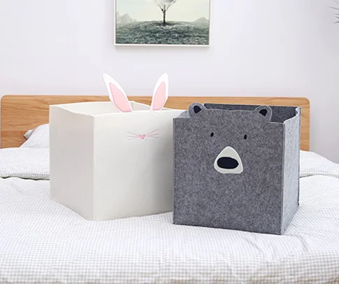 
Ecofriendly Storage Box Felt For Kids Toys 