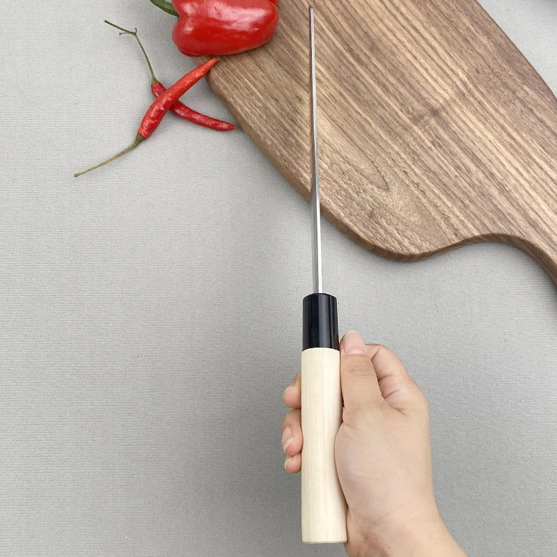 Living Room Household Cutting Fruit Sharp Peel Steel Knife Hand-Forged With Wooden Handle