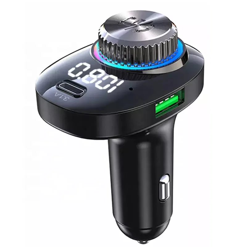 C18 Car Modulator PD 22.5W Super Fast Charge Wireless Blue tooth FM Transmitter Car MP3 Player