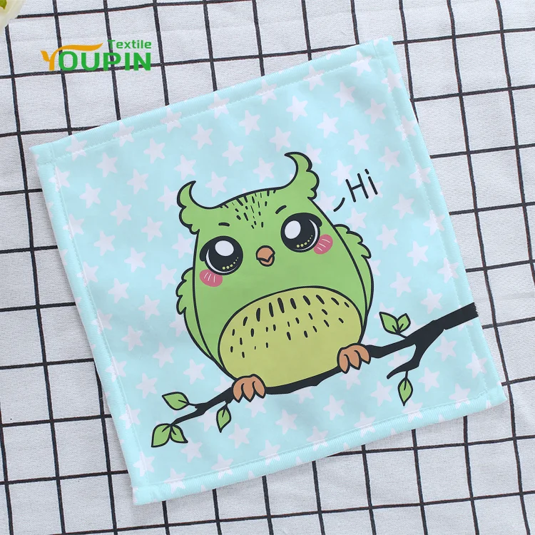 Polyester Cotton Hand Towels 15x15cm 20x20cm 25x25cm 30x30cm 35x35cm Sublimation White Washcloth for Children