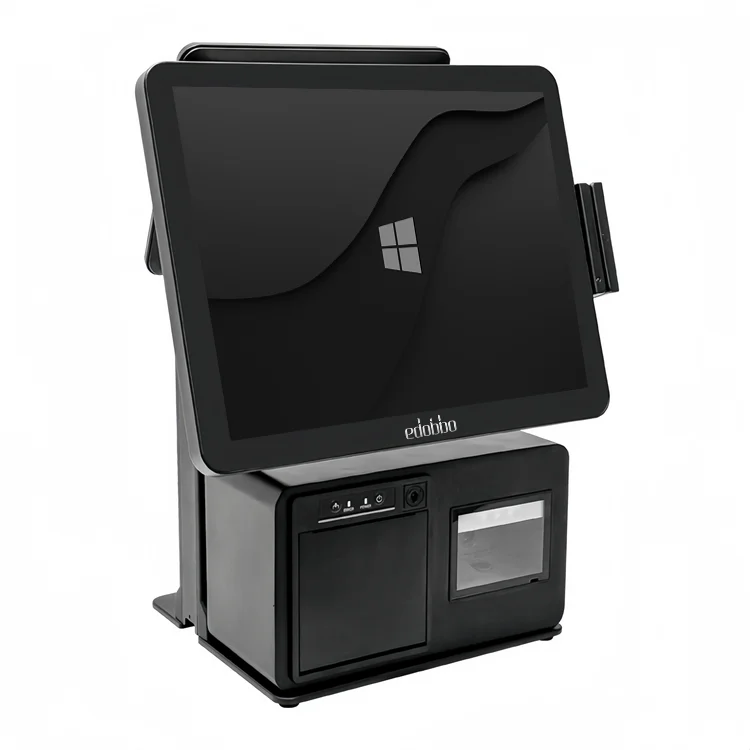 15.6-inch Aluminum Alloy POS Machine All in One Systems with Printer and Scanner Windows