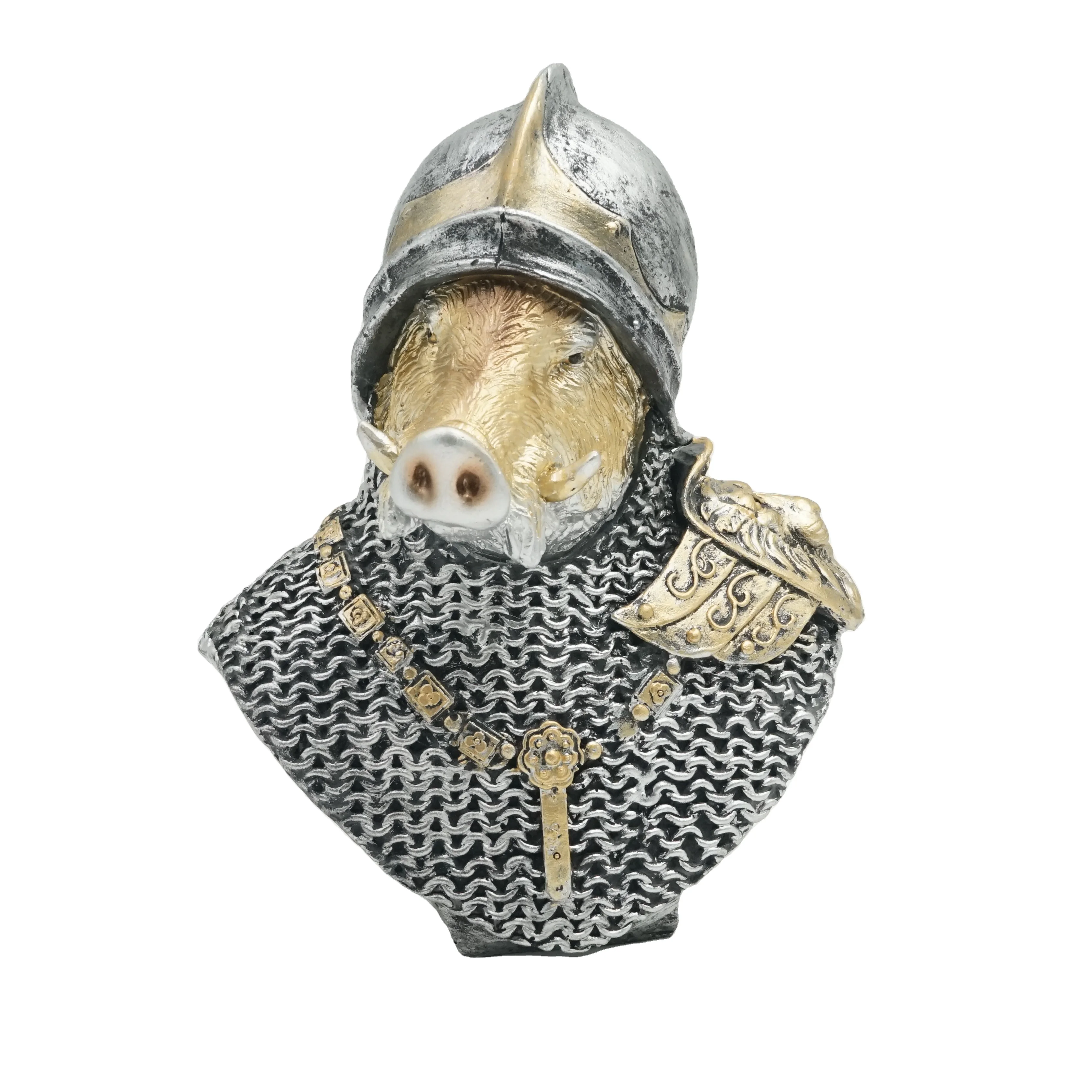 Оптовая продажа, скульптуры из смолы в виде дикого кабана, животные, Декорации для дома, скульптуры в виде головы дикой свиньи, скульптуры solider в виде свиньи, бюст в виде животного