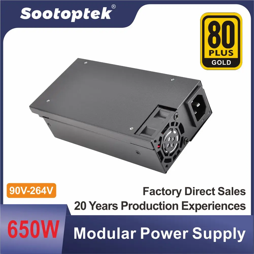 modular psu 80plus GOLD 650W Flex 1u Enhance atx mini switching power supply for server psu power supply