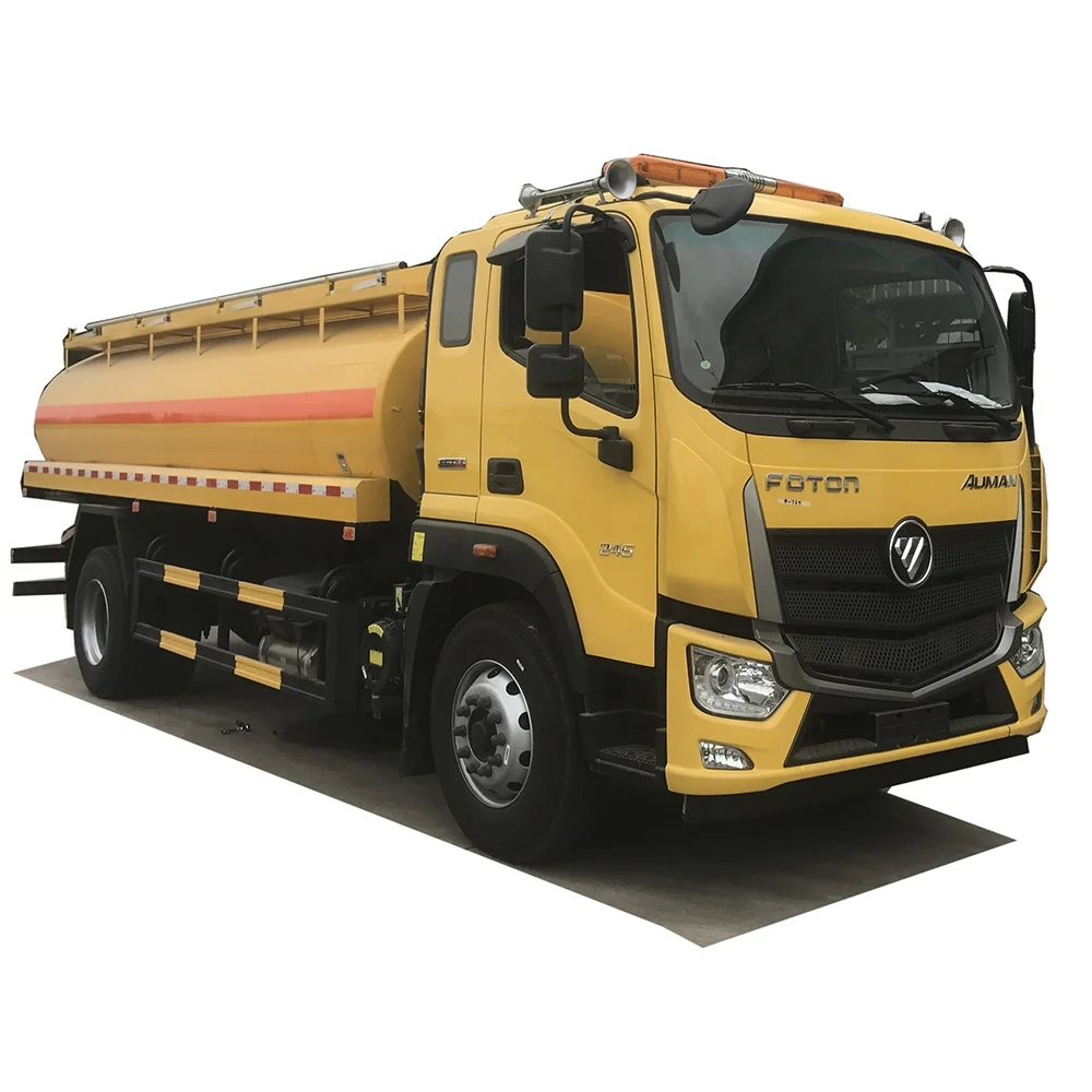 Foton 6 Wheels Diesel / Petrol Dispensing Truck 15 M3 Refuel Truck for Sale