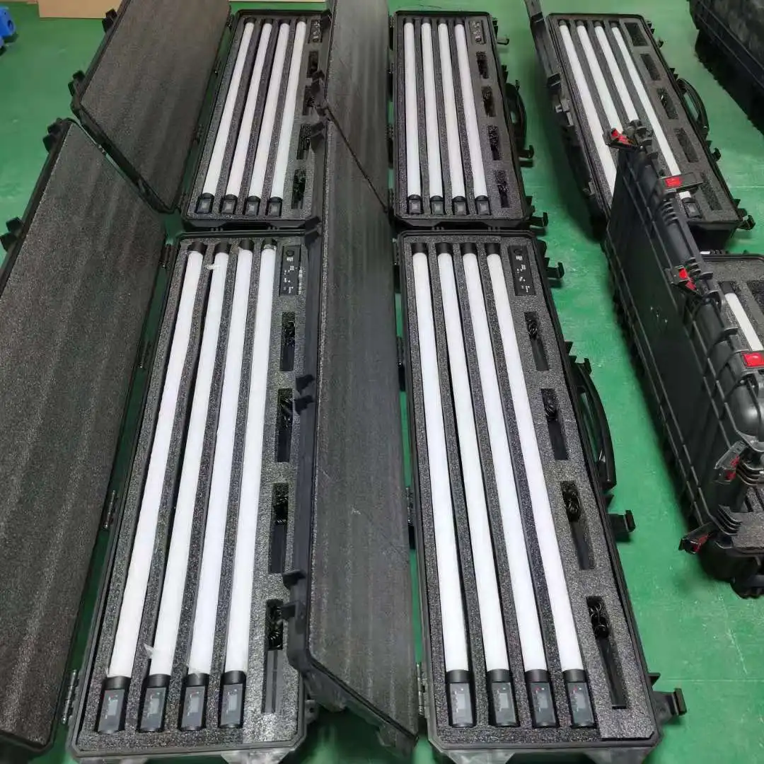 50W RGB 4ft 4500 Lamp Luminous Video shooting Studio movie film broadcast RGB tube LED photographic light