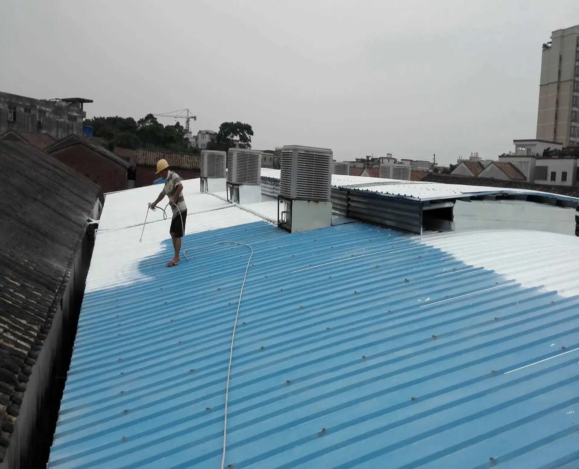 STY-E67-10 Senta For concrete or metal roofs heat solar reflectivity paint cool roof coating