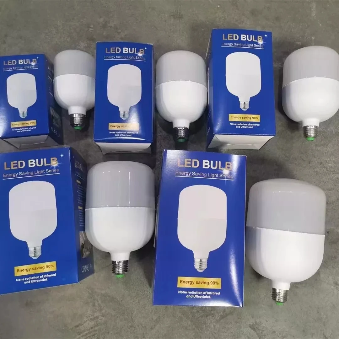 2023 New LED Bulb Raw Material A type 5W 7W 9W 12W 15W 18W 25W E27 B22 Factory Price Saving Bulb Light