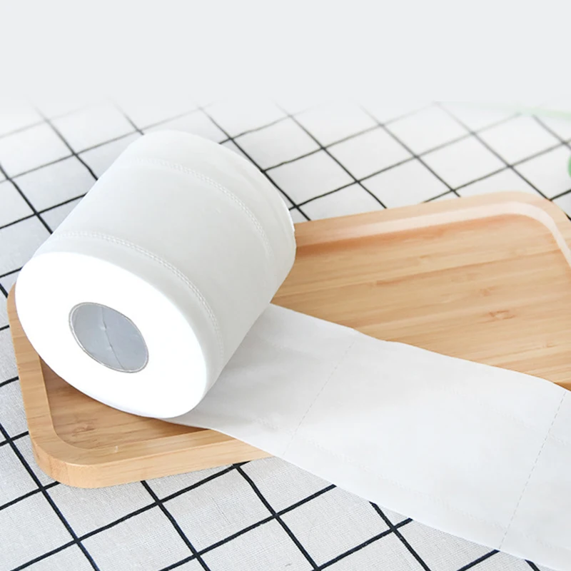 Wholesale cheap LOGO printed pape ultra soft virgin wood pulp toilet paper