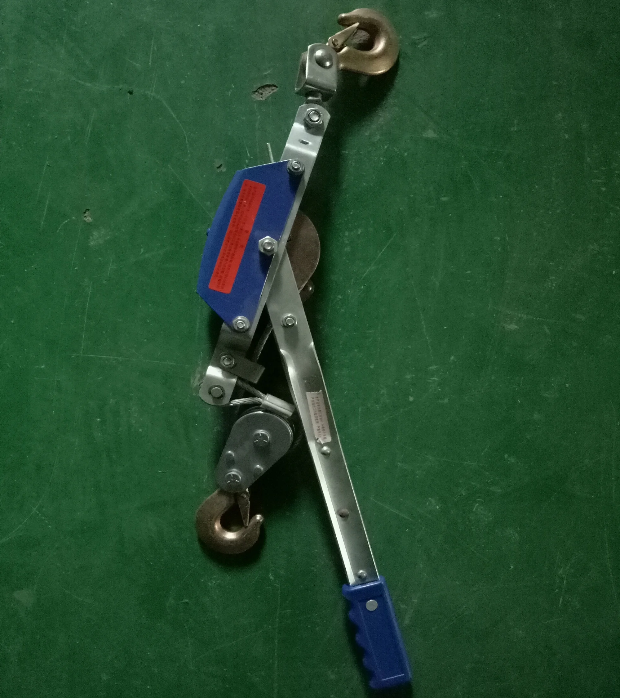 Wire Rope Electric Cable Manual Tightener Double Hook Hand Puller