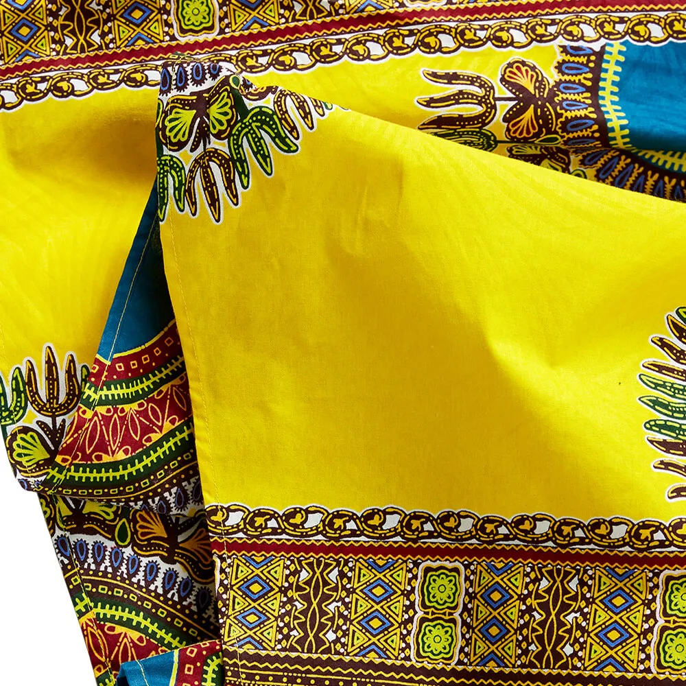 Shenbolen Wax Kid Girls Clothing Manufacturer Summer Dress Sleeveless African Kids Clothing