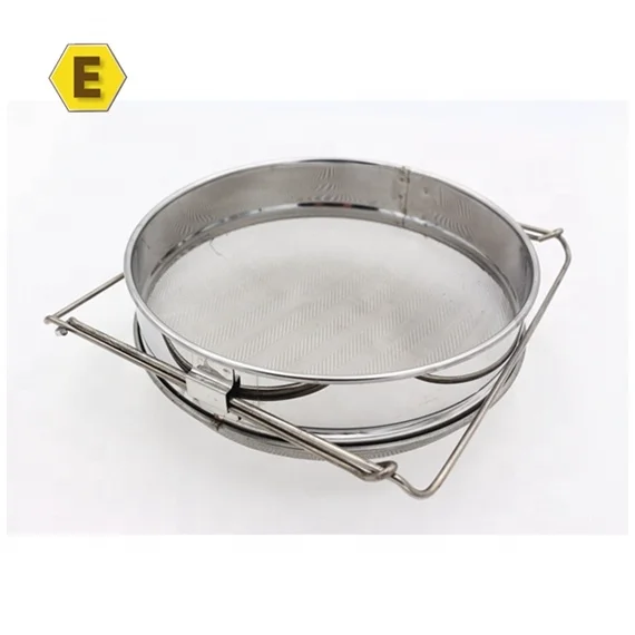
Stainless steel honey sieve double filter honey strainer 120 micron 