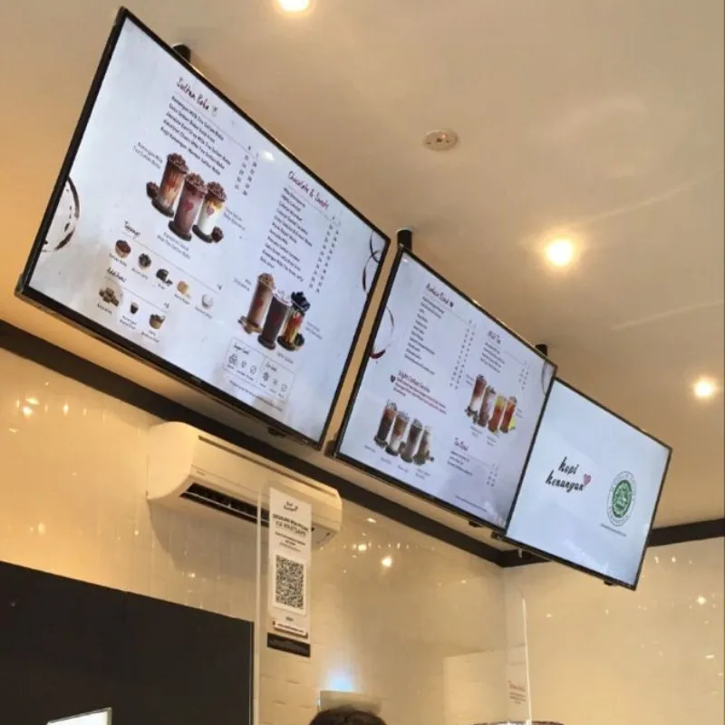 Aluminum Display Board Light Box Cafe Box Menu LED Advertising Menu Board For Restaurant Menu order light box Food