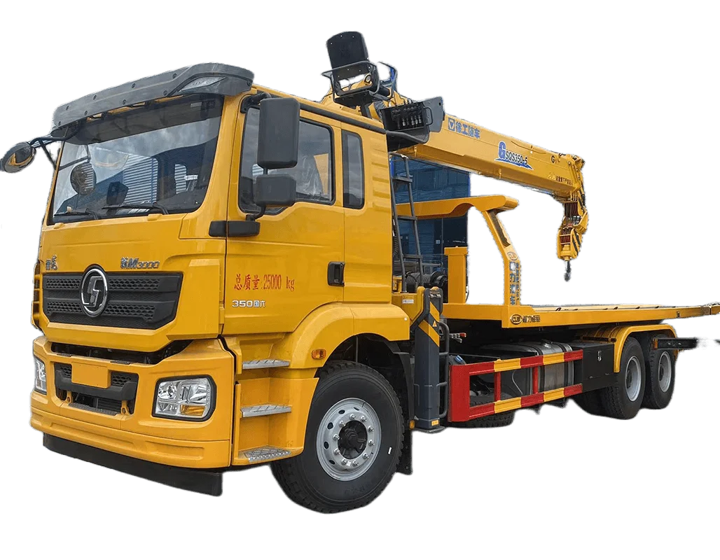 SHACMA M3000 14 Tons 5 Section  350HP Towing Truck Mounted Crane