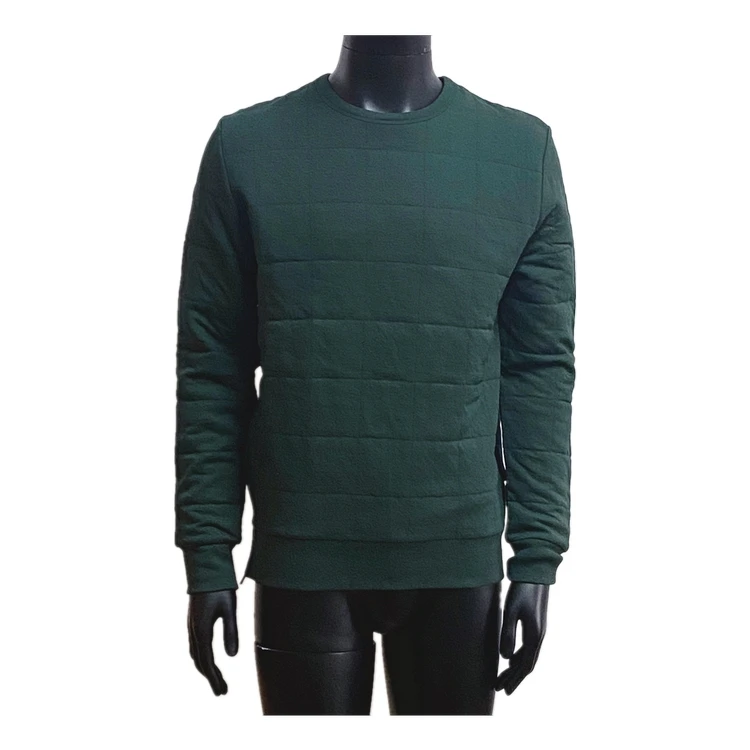 
2021 New Casual Solid Color Men Round Neck Jacquard Knitted Sport Pullover 100% organic 