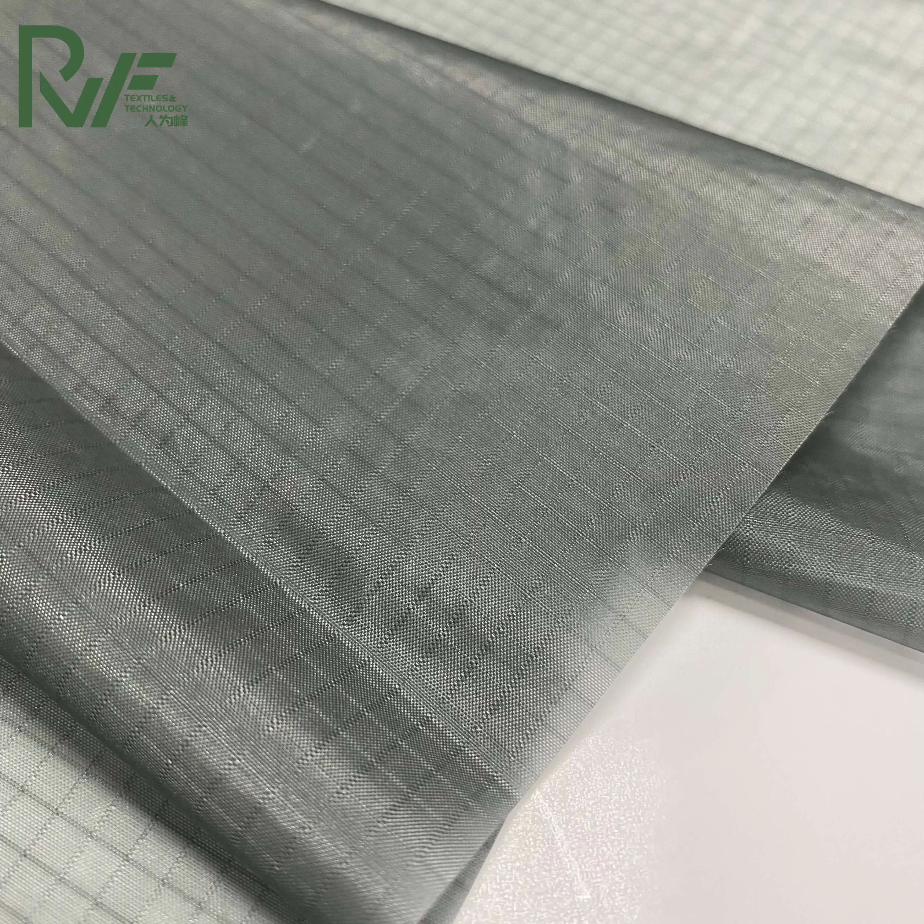 Silicone PU Coated  0.3 ripstop nylon N66 fabric