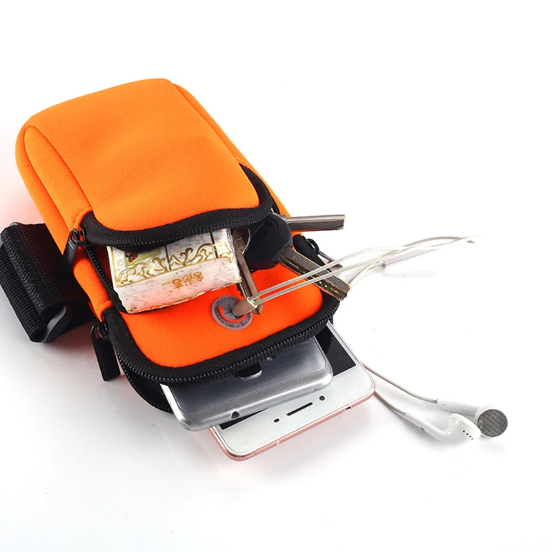 Hot Selling Sports Running Jogging Gym Armband Arm Band Holder Bag Mobile Phones Keys Mobile Armband Bag