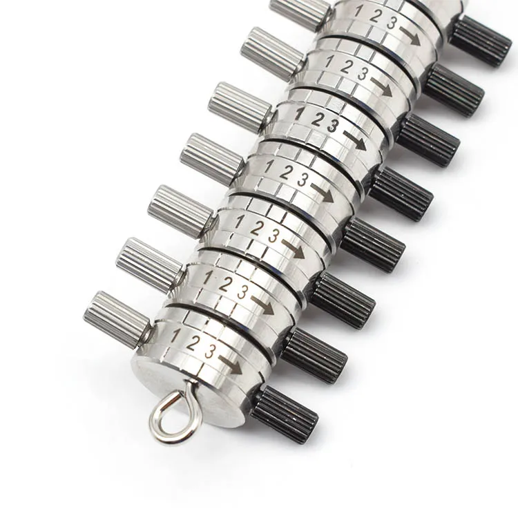 Locksmith Tool Lock Plug Reader 8 Disks Lock Pick Set Equipment For J-aguar