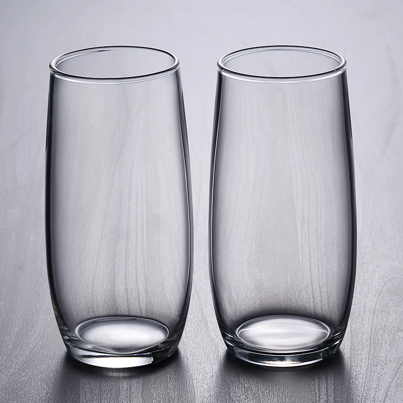 New Arrival Classic English Glass Striped Heat Resistant Tall Mug Teacups