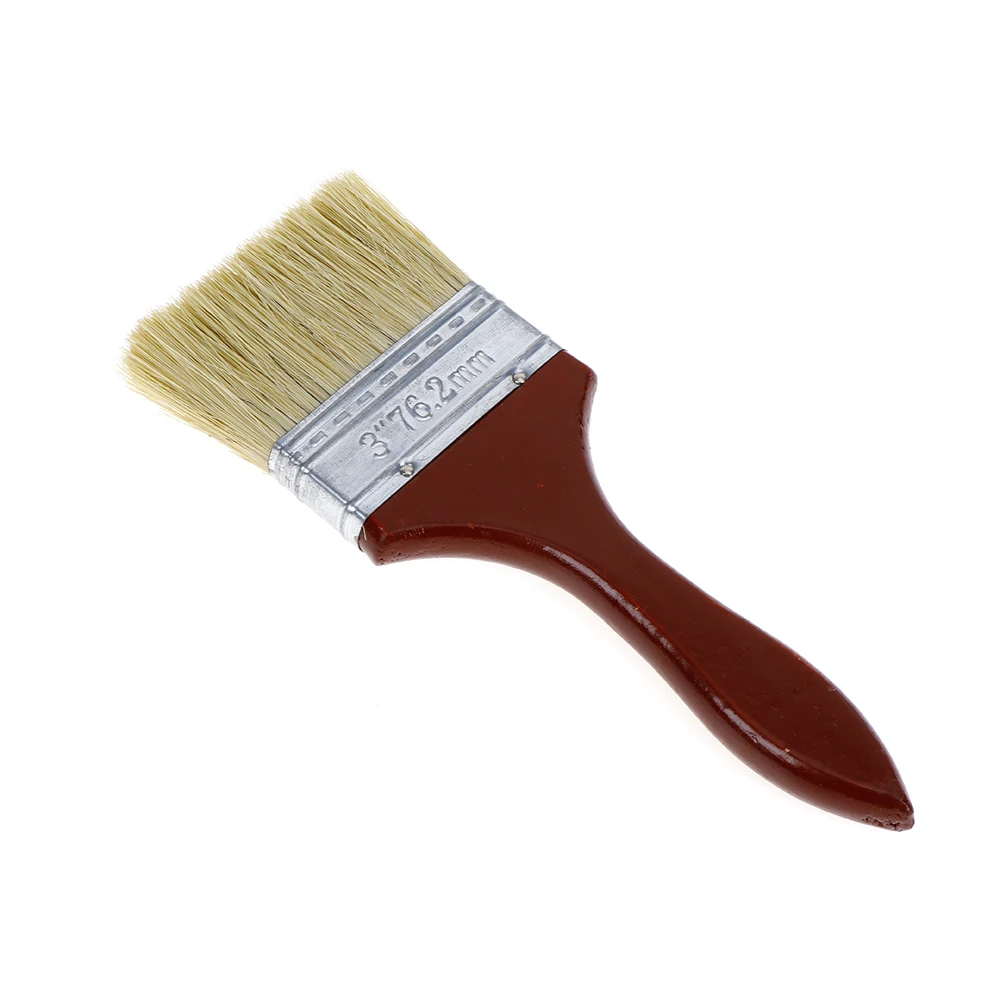 High Quality Premium Wooden Handle Bristle Wall Paint Brushes Different Size High Quality Bristle Paint Brush  Made In China