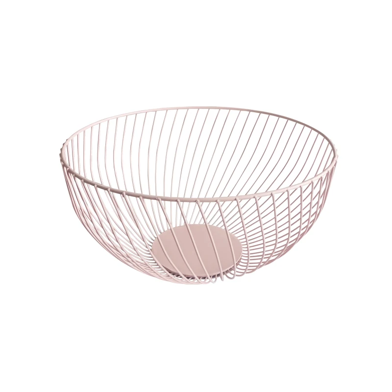 Простая Однослойная корзина для хранения фруктов в скандинавском стиле, бытовой кухонный Органайзер