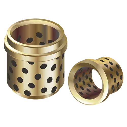 JGBF Flanged Oilless Brass Bushing Factory Supply Copper Bushing High Precision CNC Brass Bushings