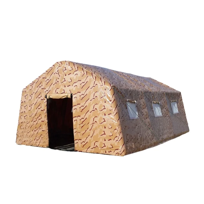 inflatable emergency shelter waterproof disaster relief family air medical negative pressure tent white