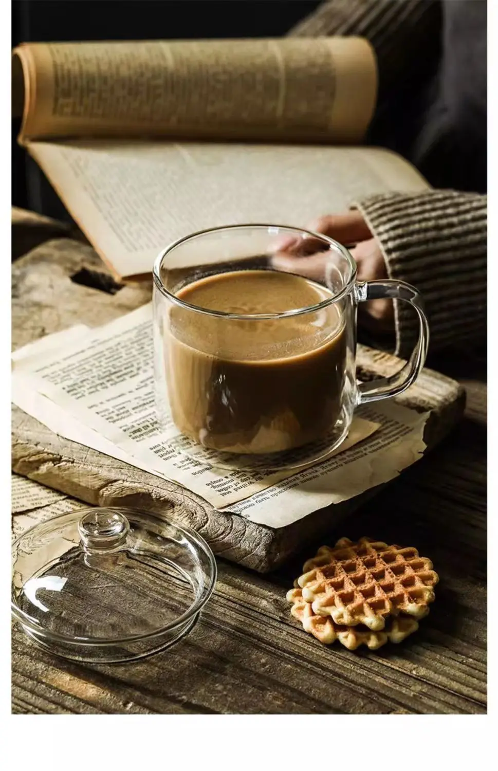 380ml  big size wholesale tea cups and saucers Chinese tea cups with lids