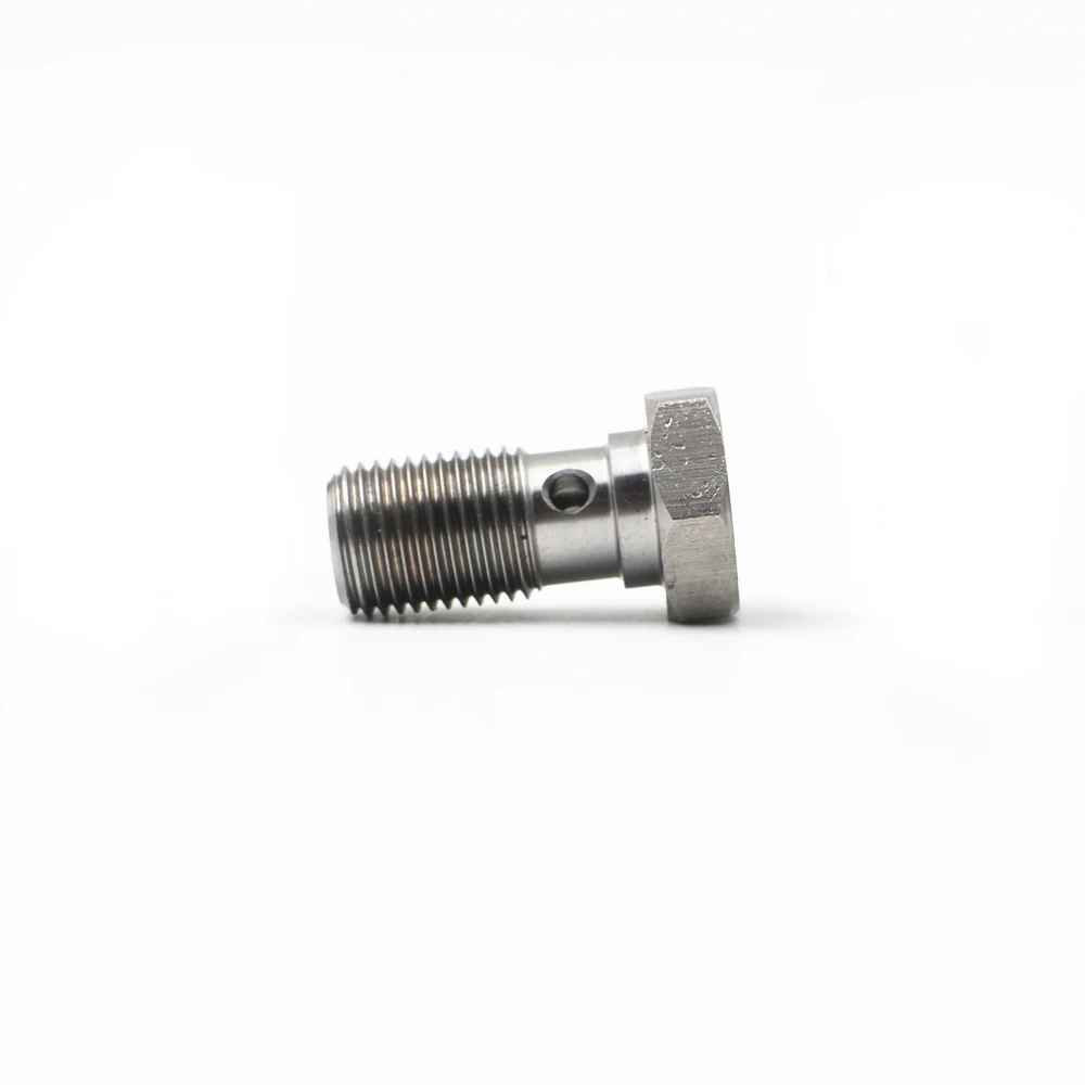 IATF16949 :2016 certifciated M10X1 and 3/8X24 carton steel or stainless steel 304 banjo single hole bolt