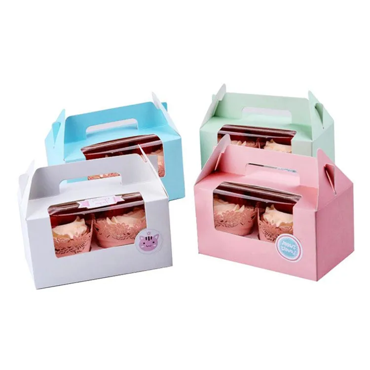 Factory Customized Cake Boxes Christmas Gift Sweet Cupcake Box Packaging High End Cake Boxes